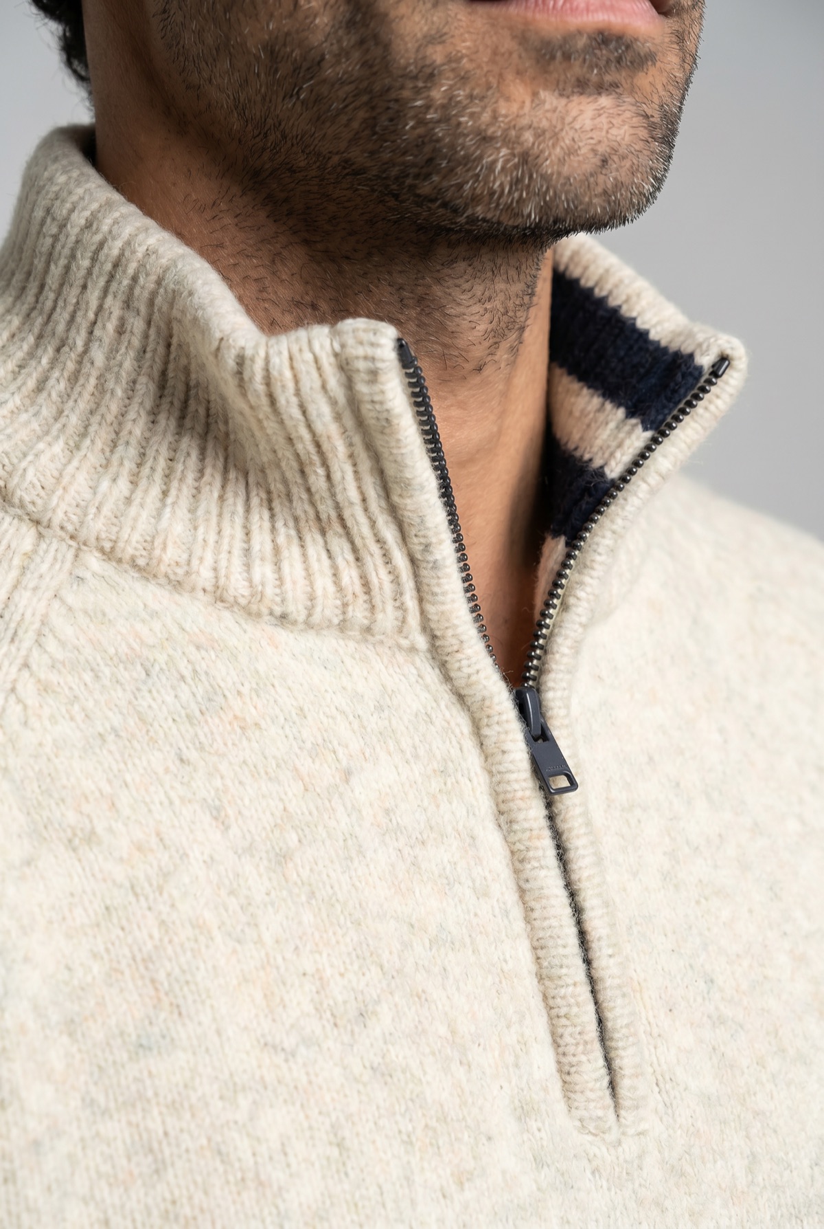 Knit sweater — detail