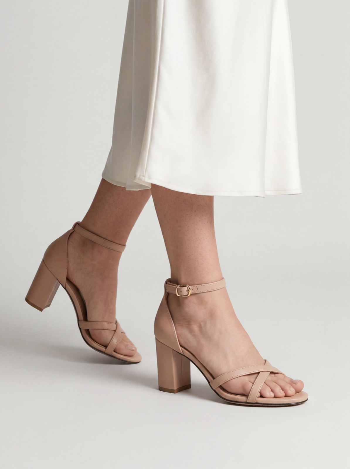 Sandal on feet detail