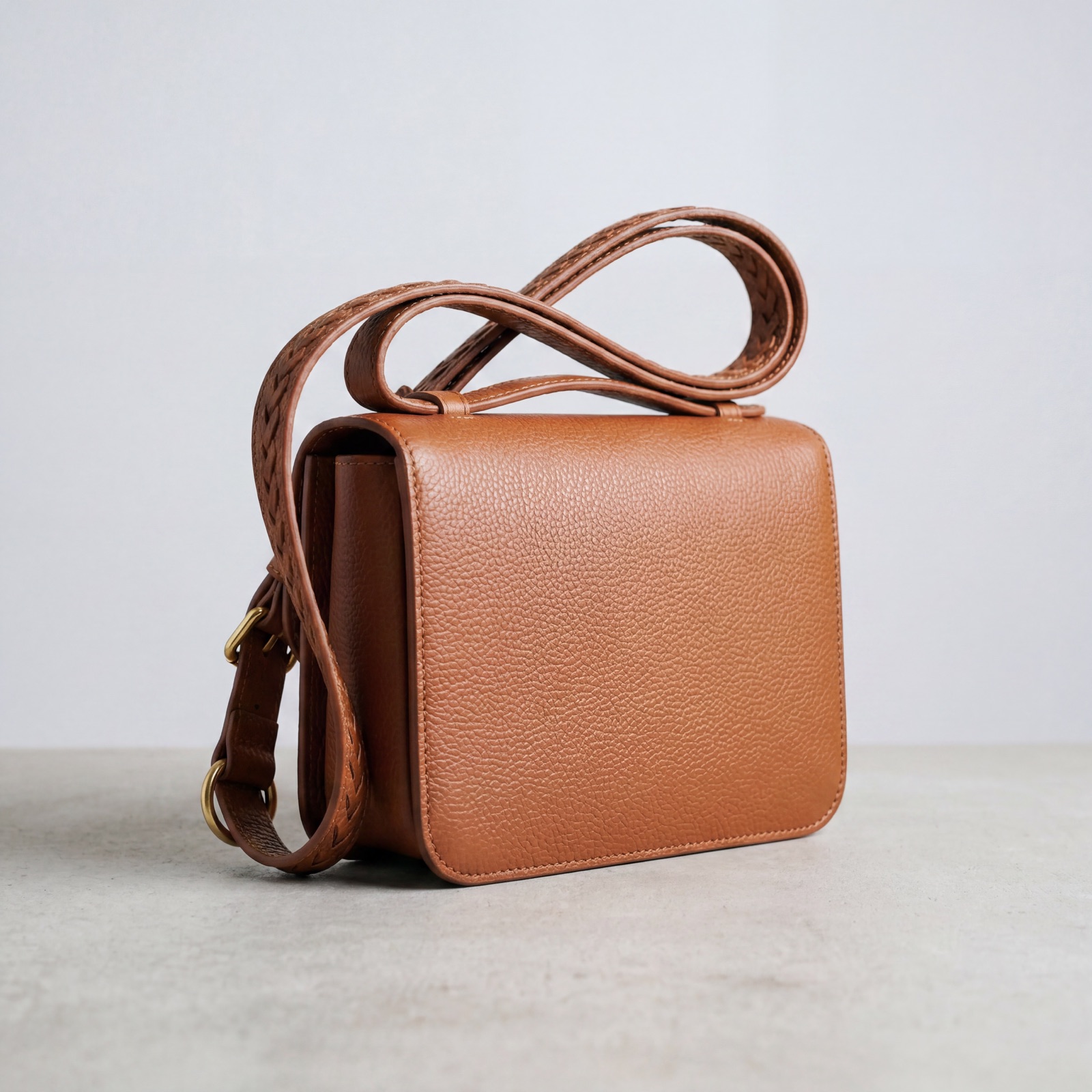 Cognac bag — rear view